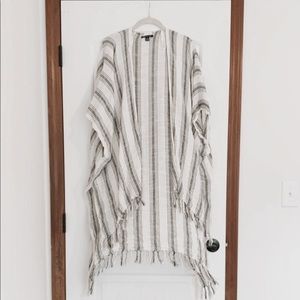 AE Boho Open Poncho Coverup